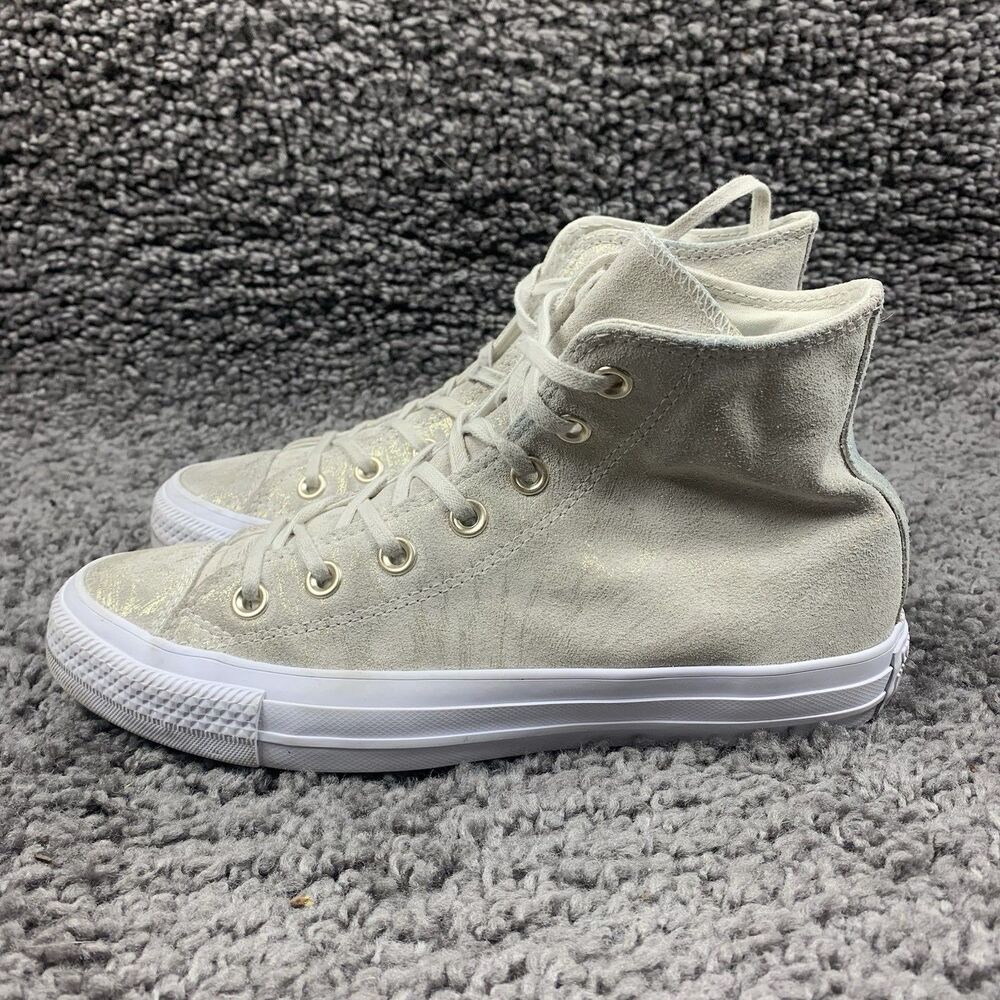 Converse Chuck Taylor All Star Hi Women's 7 Shoes Buff-Buff-White 557937C